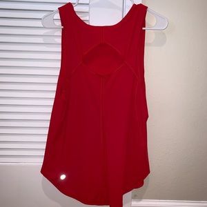 Lululemon Sculpt Tank Red